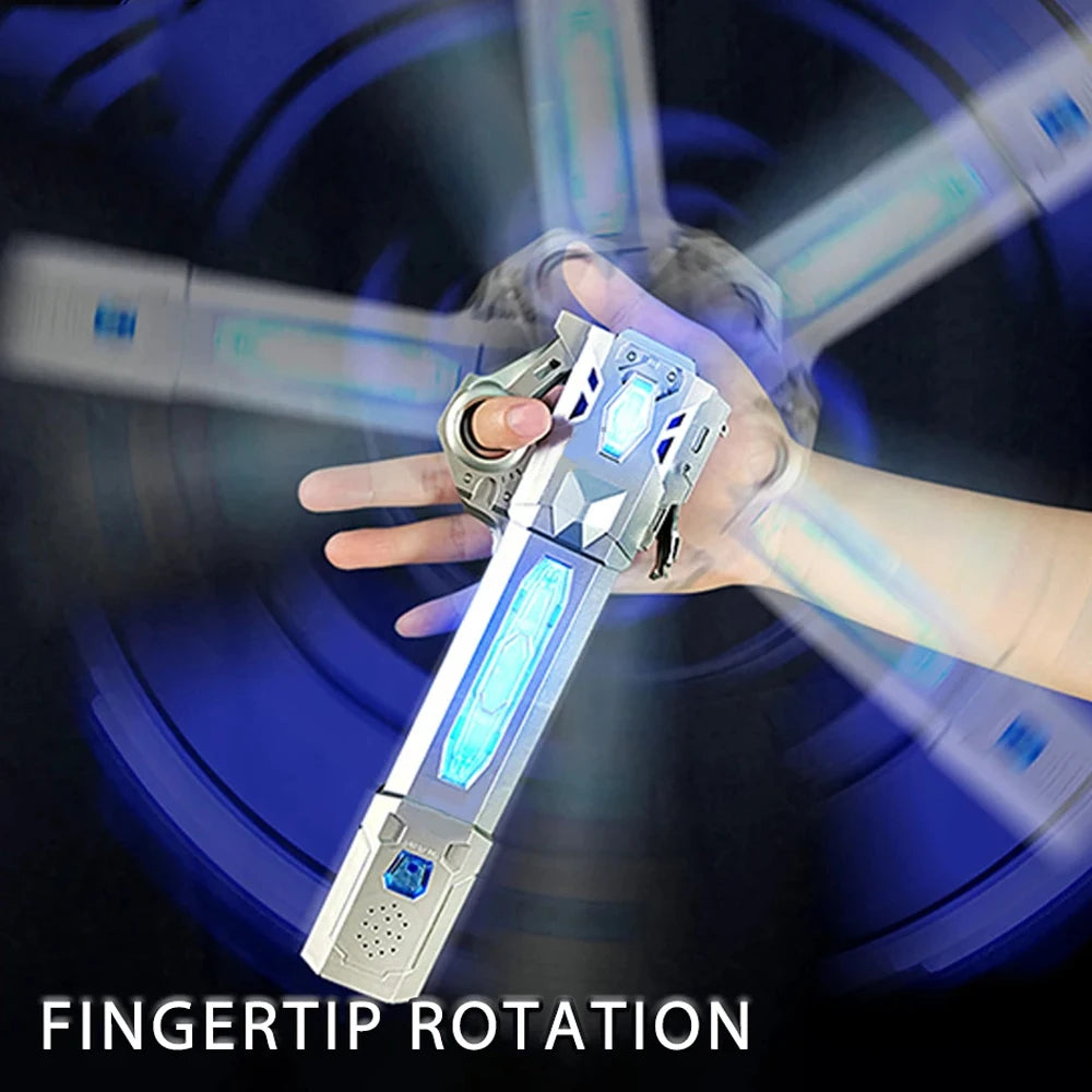 Kids LED Light-Up Telescopic Sword Toy with Music & Glow Light-Up Toy Sword QXL