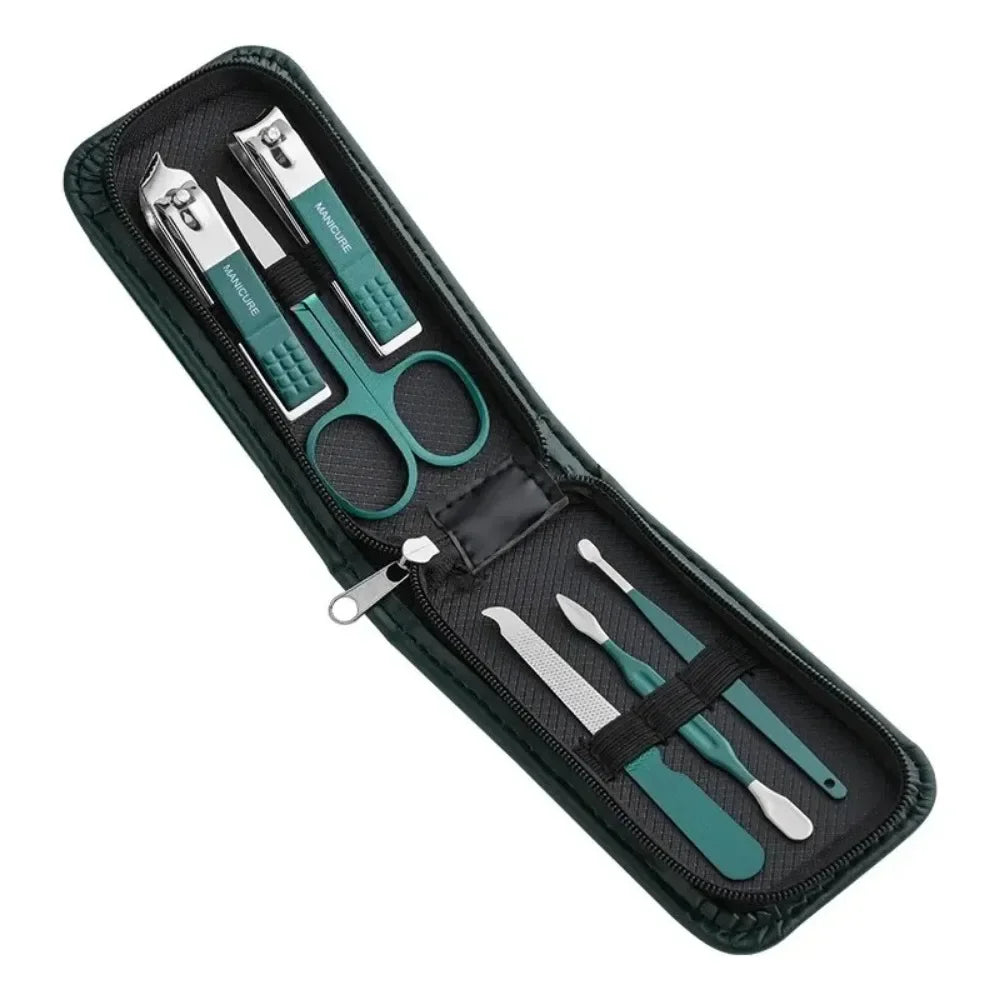6-Piece Stainless Steel Nail Clipper Set | Manicure Kit Nail Clipper Set QXL 6pcs China Mainland