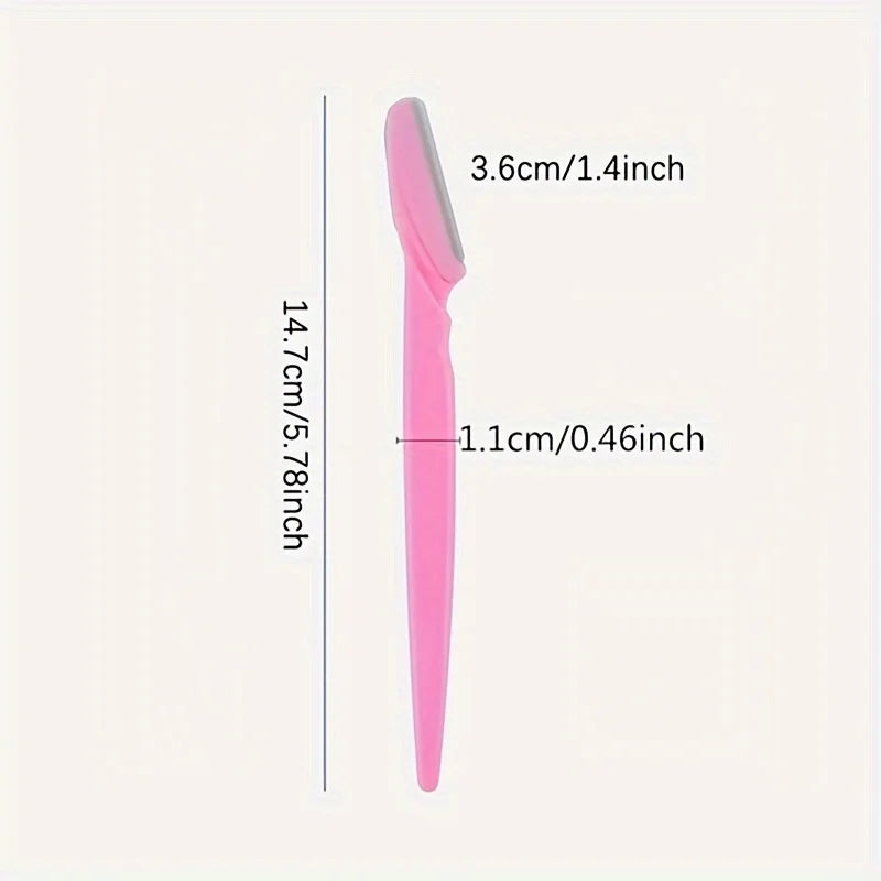 Eyebrow Razor Set 3/5/6-Pc | Stainless Steel Facial Trimmer Eyebrow Razor Set QXL