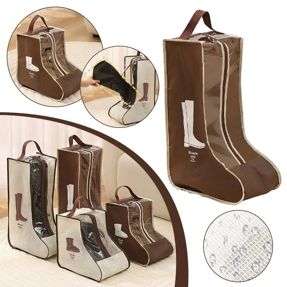 Waterproof Boot Storage Bag | Clear Window, S & L Sizes Boot Storage Bag QXL