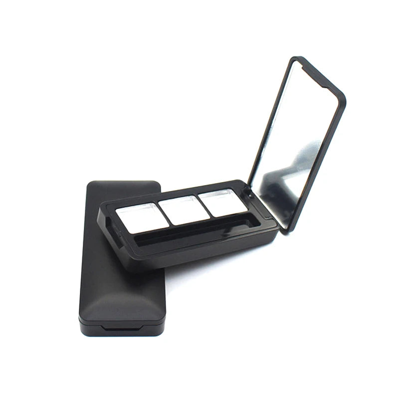 Empty 3-Grid DIY Eyeshadow Palette & Makeup Storage Dish Empty Makeup Palette QXL