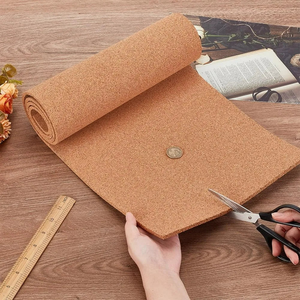 Natural Cork Roll 47.2x11.8 In | Bulletin Board & DIY Sheet Cork Board Roll QXL