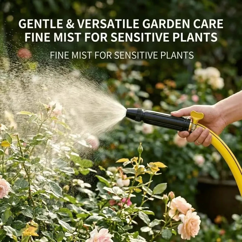 3-Piece High-Pressure Garden Water Gun Set | Copper Nozzle Garden Hose Nozzle Set QXL