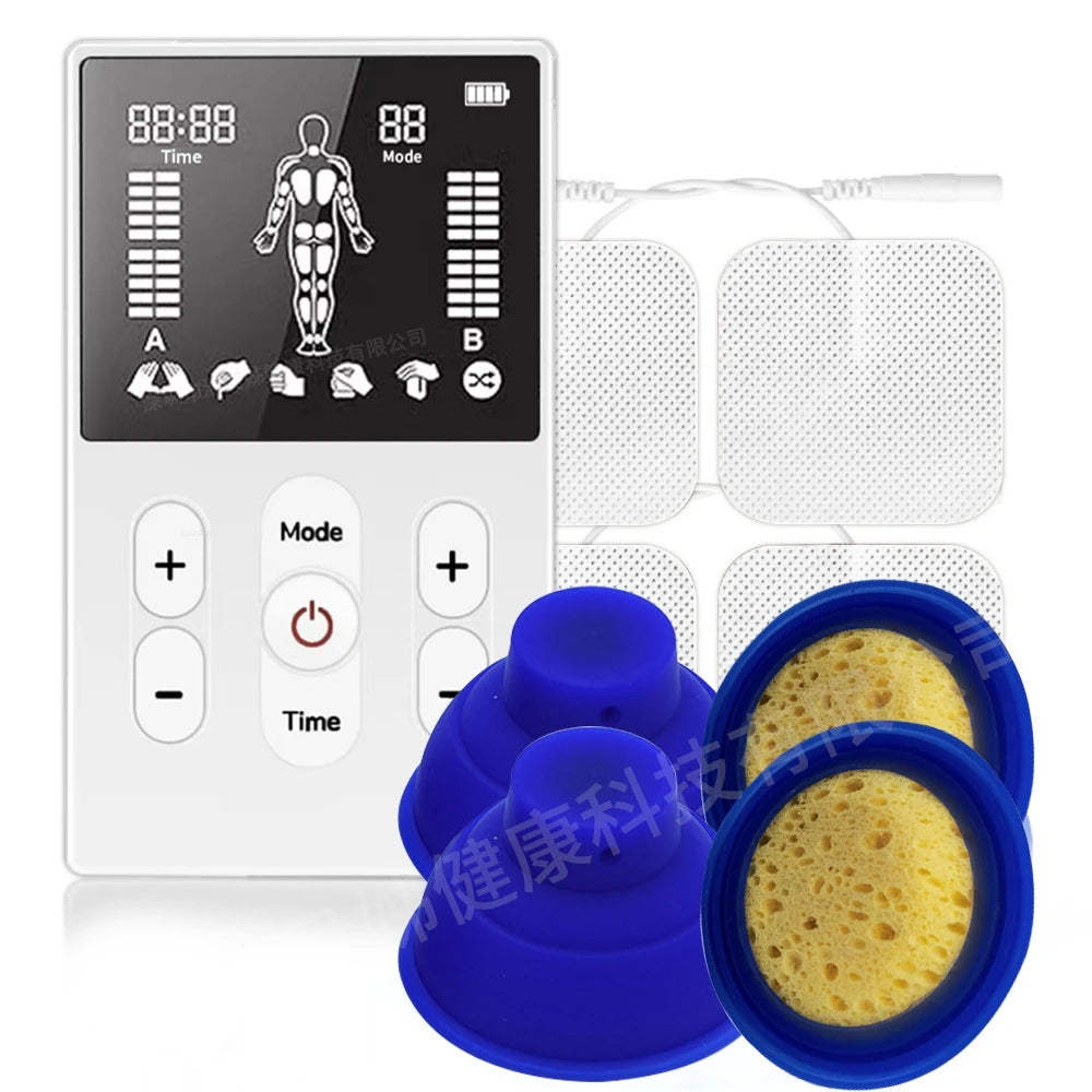 Mini Rechargeable Cupping Pulse Massager | Neck & Shoulder Electric Pulse Massager QXL A2-As shown