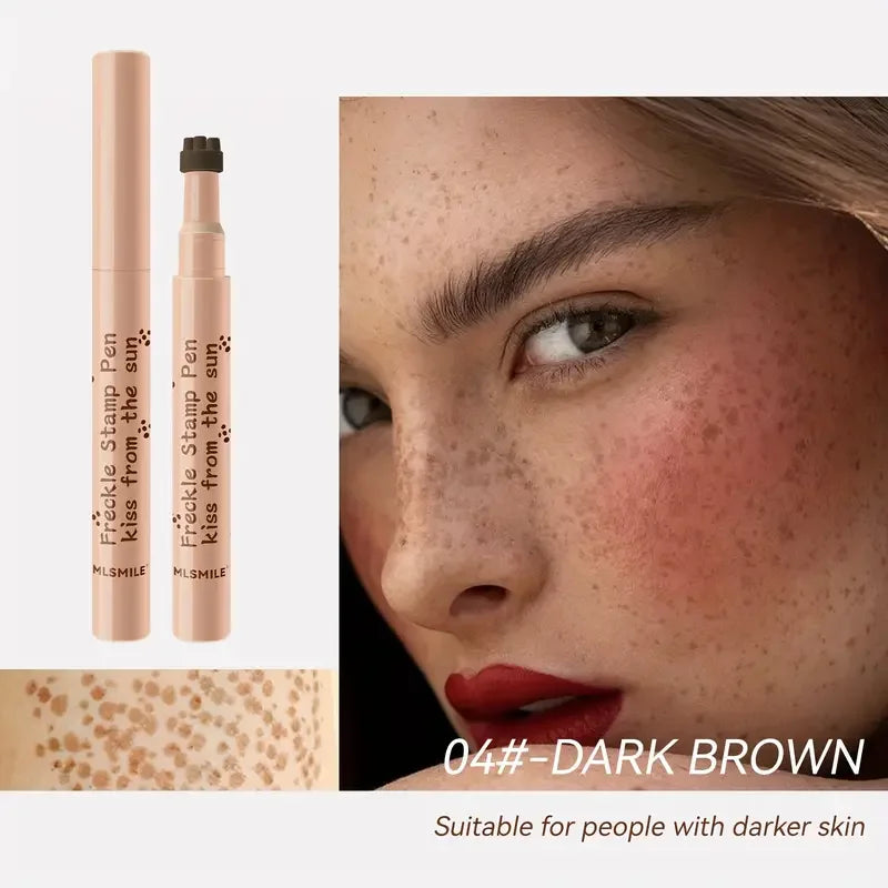 VERONNI Waterproof Fake Freckles Pen | Natural Dot Stamp Makeup Freckle Stamp Pen QXL 04
