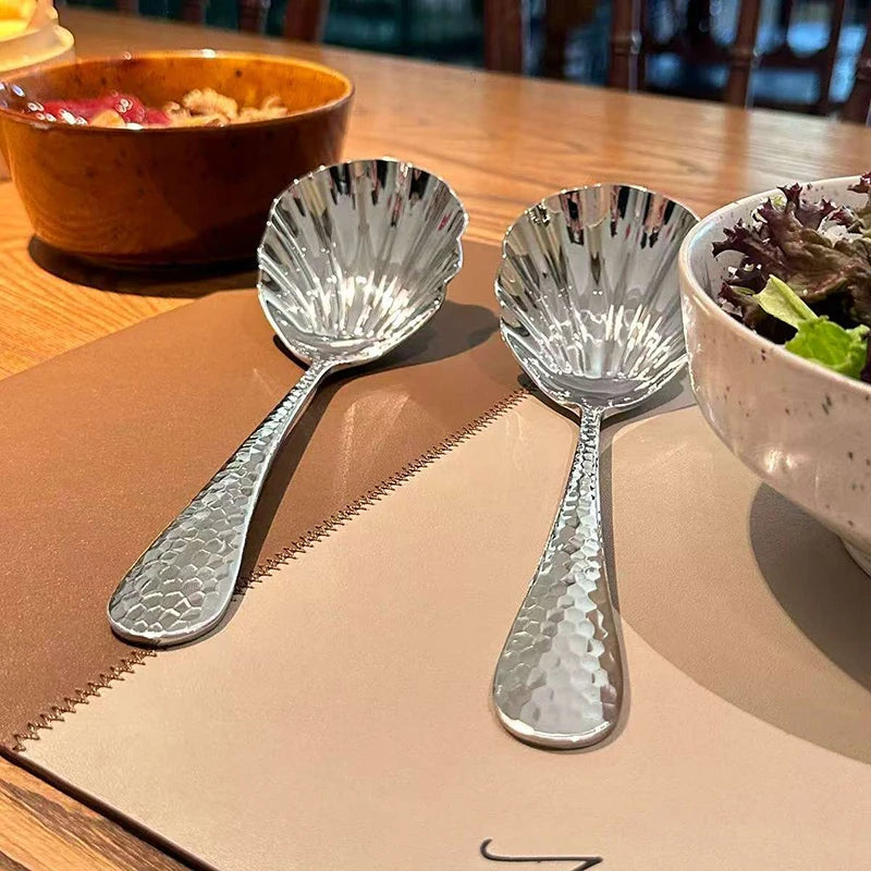 Stainless Steel Long Handle Spoon | Soup, Stirring & Dessert Kitchen Spoon QXL