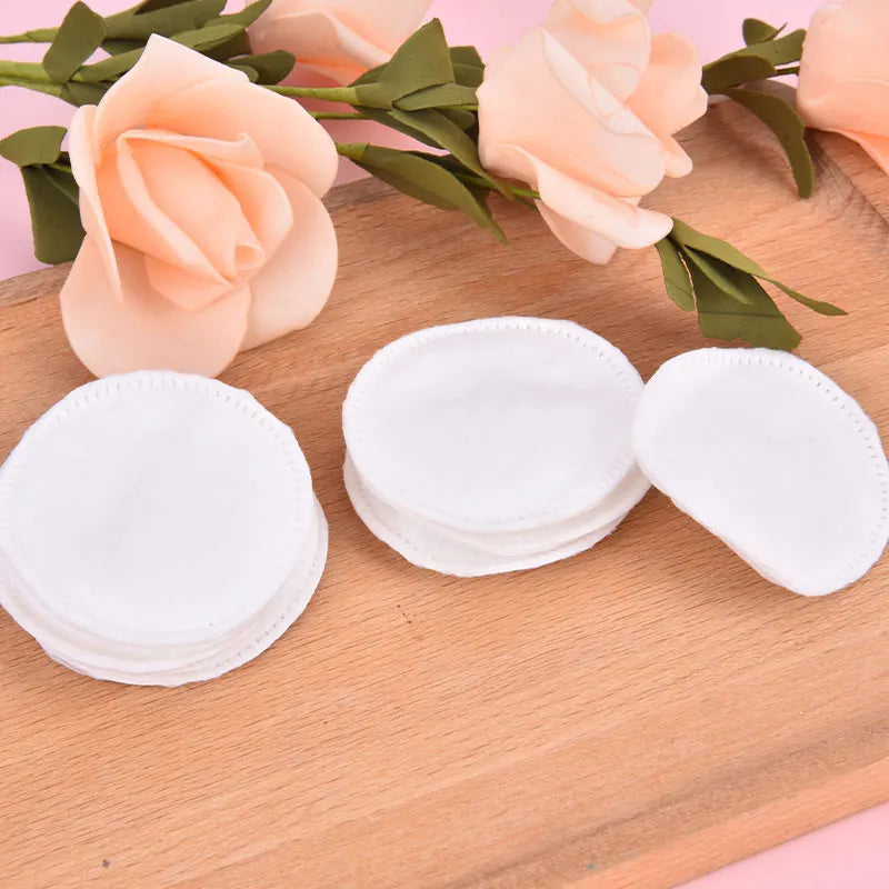 100-Pack Soft Cotton Makeup Remover Pads | Face, Eye & Nail Cotton Cleansing Pads QXL