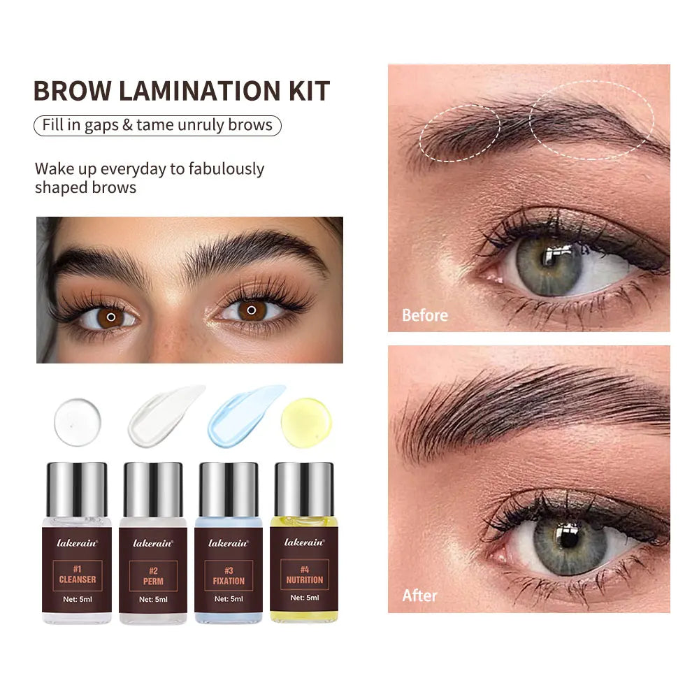 Brow Lamination Kit – Lift, Thicken & Shape Eyebrows Brow Lamination Kit QXL
