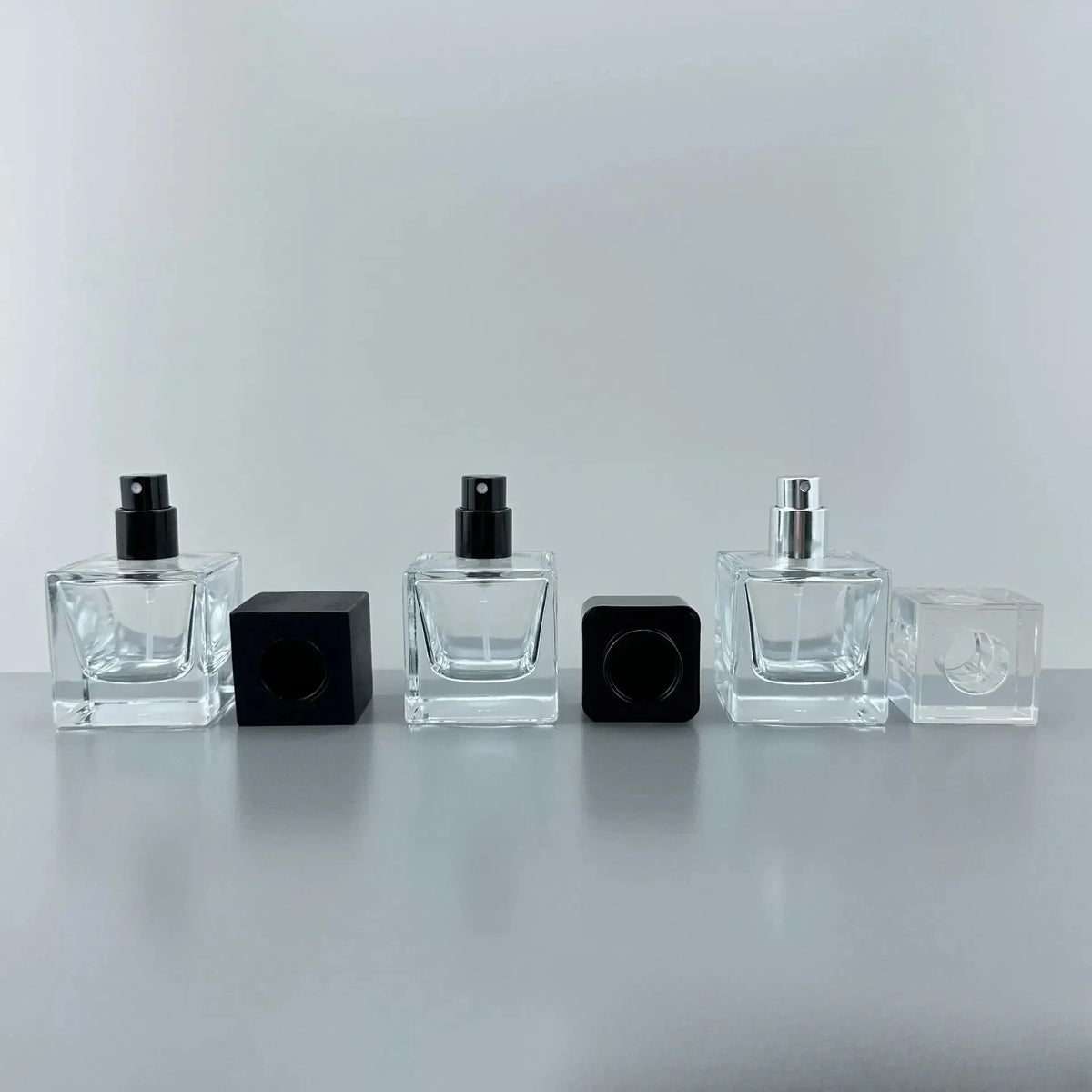 30ml Square Glass Perfume Bottle | Refillable Spray Atomizer Perfume Spray Bottle QXL