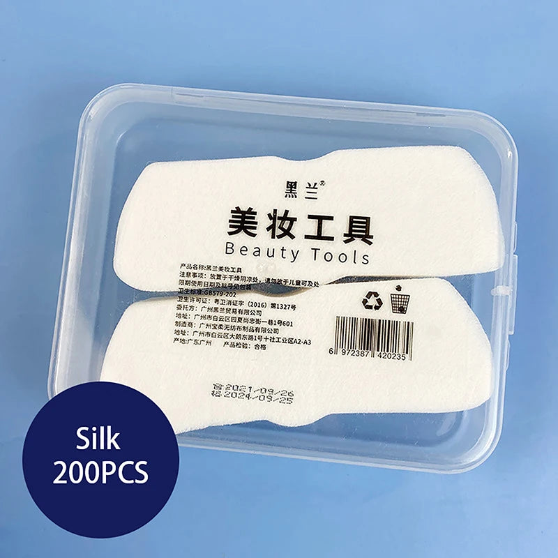200-Pack Disposable Nose Cotton Pads | DIY Nasal Mask Strips Nose Mask Pads QXL silk
