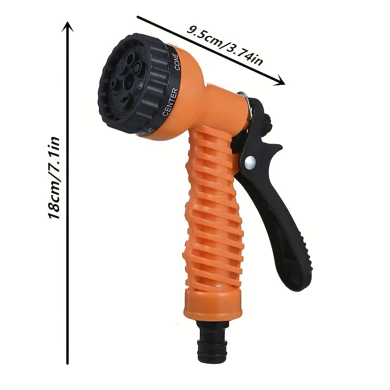 8-Mode High-Pressure Garden Hose Nozzle Sprayer Gun Garden Hose Nozzle QXL A