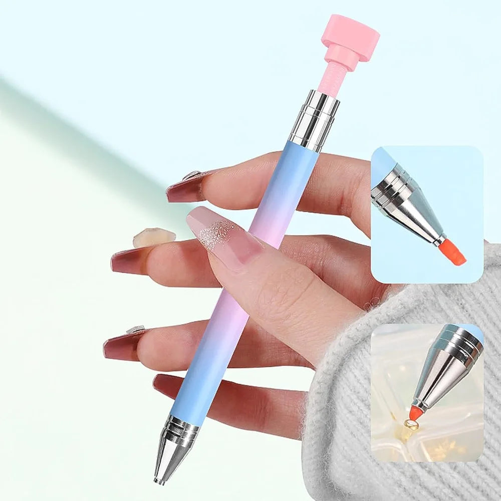 Diamond Painting Pen – Refillable Wax Rhinestone Dotting Tool Rhinestone Dotting Tool QXL