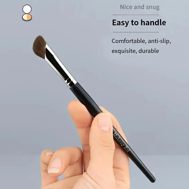 Professional Nose Contour Brush | Soft Horsehair Bristles Nose Contour Brush QXL