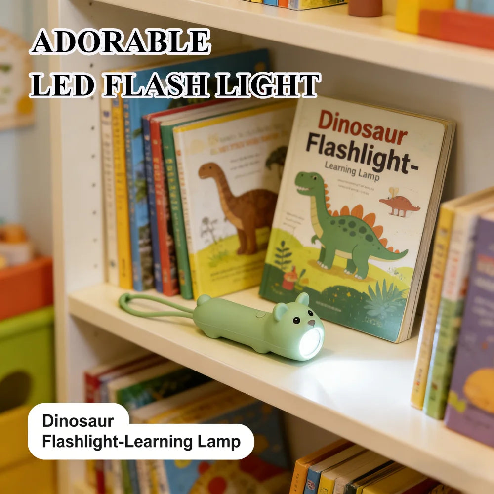 Kids Bear Rabbit LED Flashlight | USB Rechargeable Camping Light Kids LED Flashlight QXL