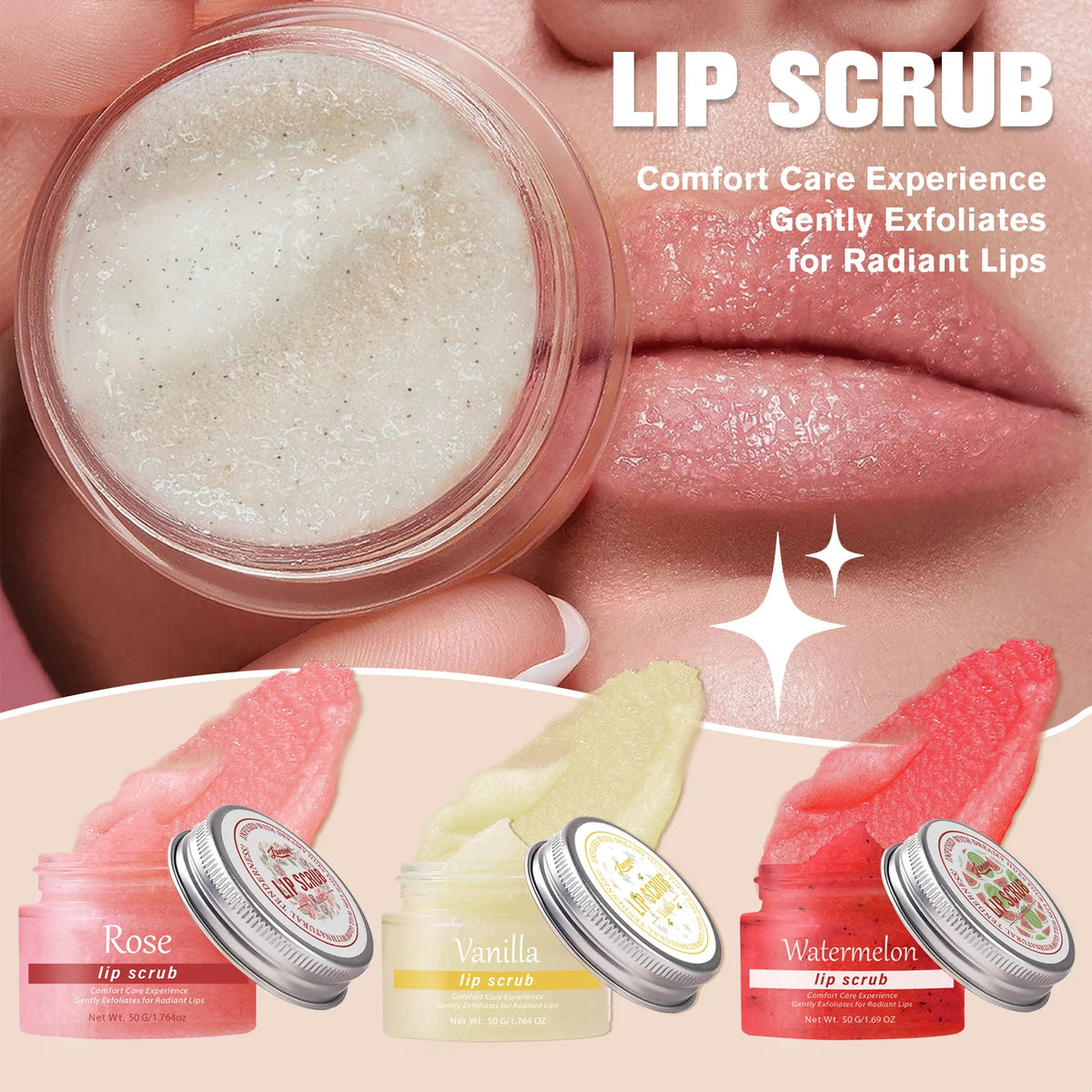DIMOT Lip Scrub 50g | Exfoliating & Brightening Lip Treatment Lip Scrub QXL