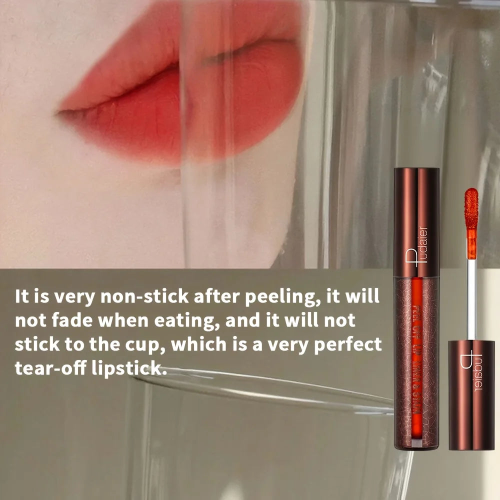 Peel-Off Lip Gloss | Waterproof Moisturizing Long-Wear Gloss Peel-Off Lip Gloss QXL