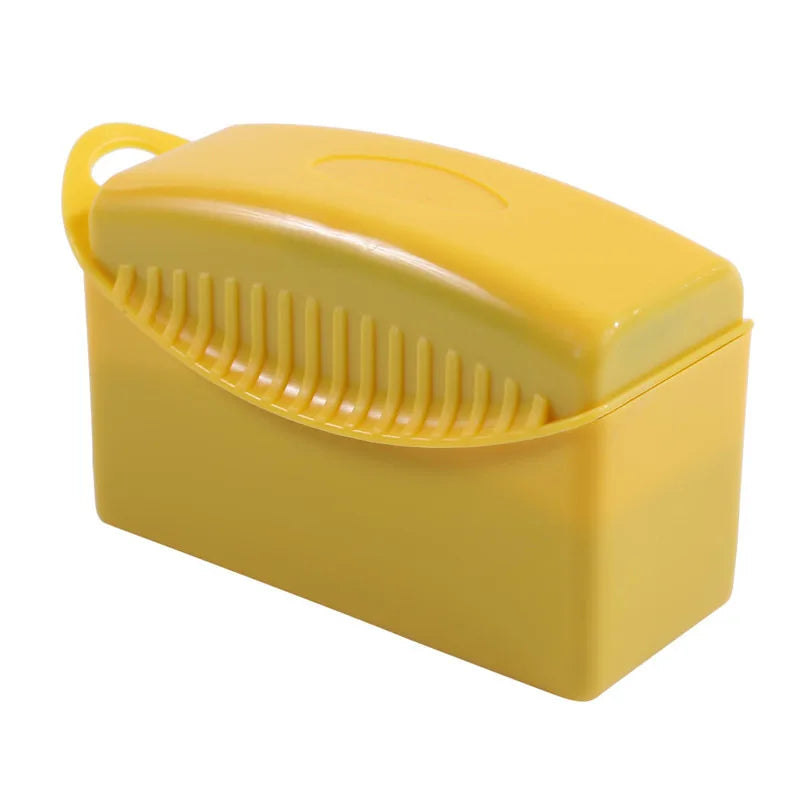 Car Tire & Wheel Waxing Sponge Applicator with Cover | ABS Tire Wax Applicator QXL Yellow(with cover)