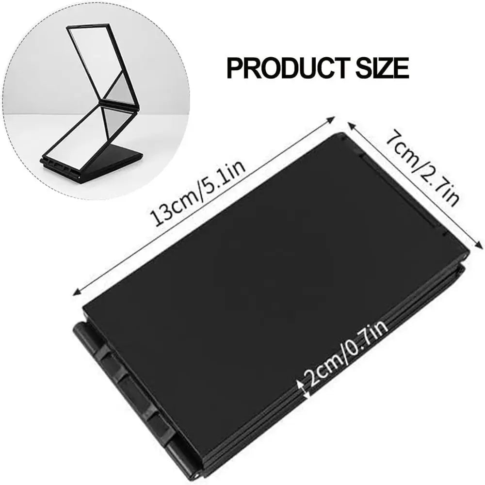 360° Folding Multi-Angle Mirror | Portable Trifold Handheld Folding Handheld Mirror QXL