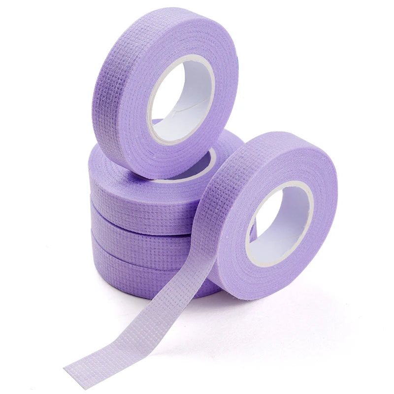 Micropore Lash Tape for Eyelash Extensions | 2/8 Pack Lash Extension Tape QXL Purple 6pcs