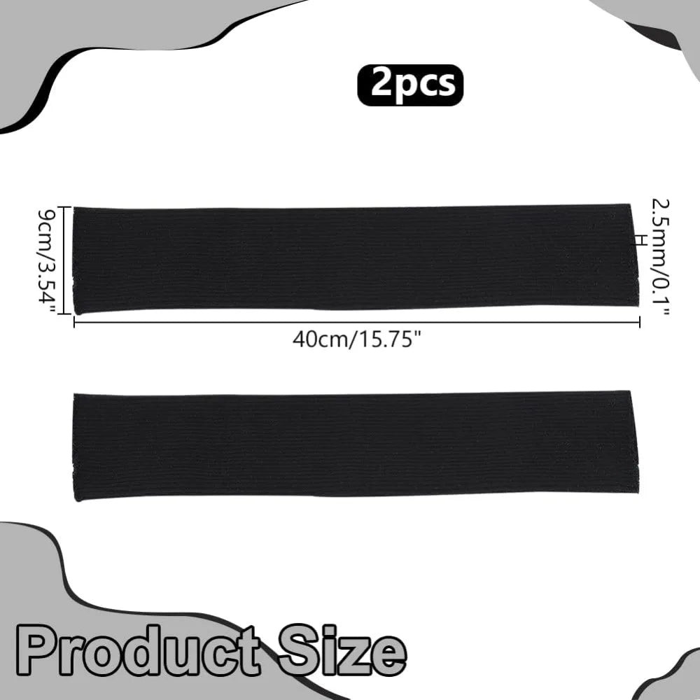 2-Pack Elastic Rib Knit Cuff Fabric | Polyester Waistband Trim Rib Knit Cuff Fabric QXL