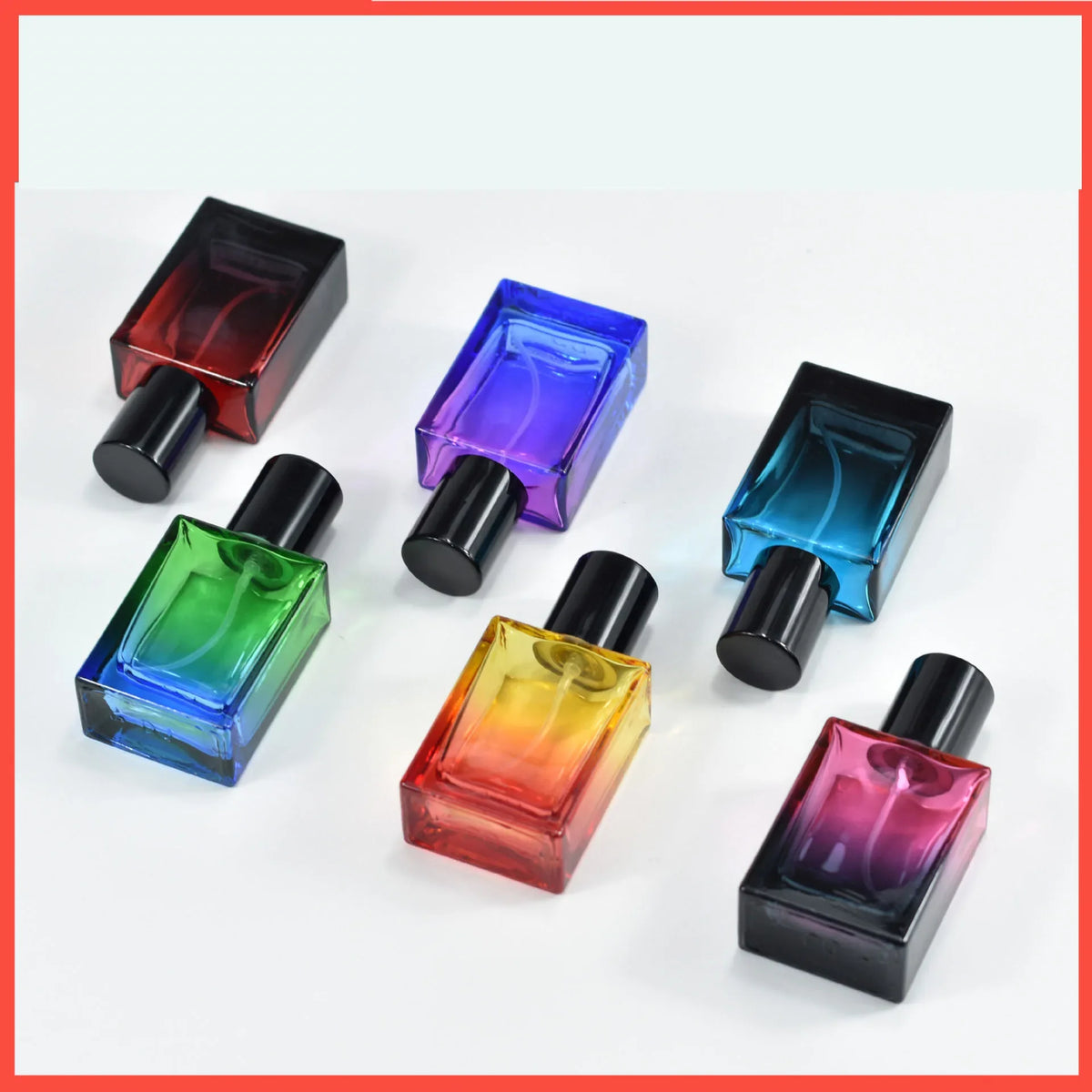 30ml Glass Gradient Perfume Bottle | Refillable Mist Atomizer Perfume Atomizer QXL
