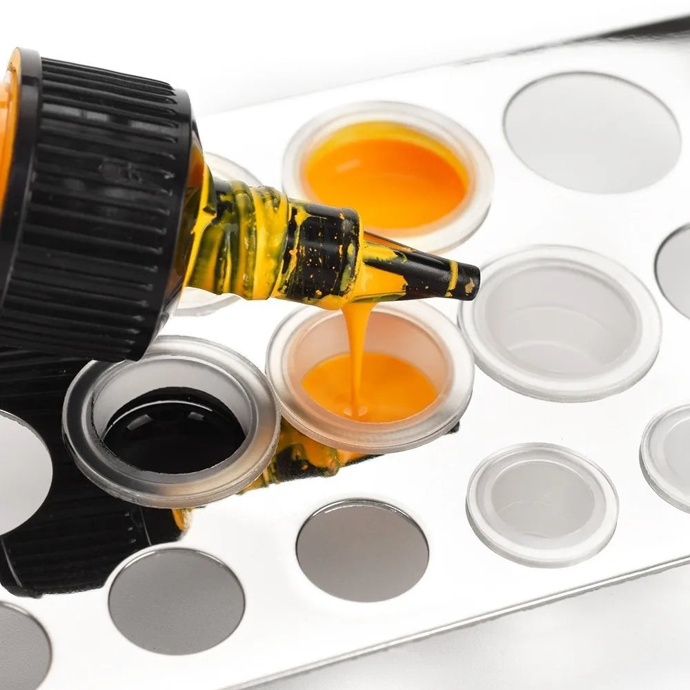Tattoo Ink Cup Holder Stand – 7, 8 & 21 Hole Pigment Tray Tattoo Ink Cup Holder QXL