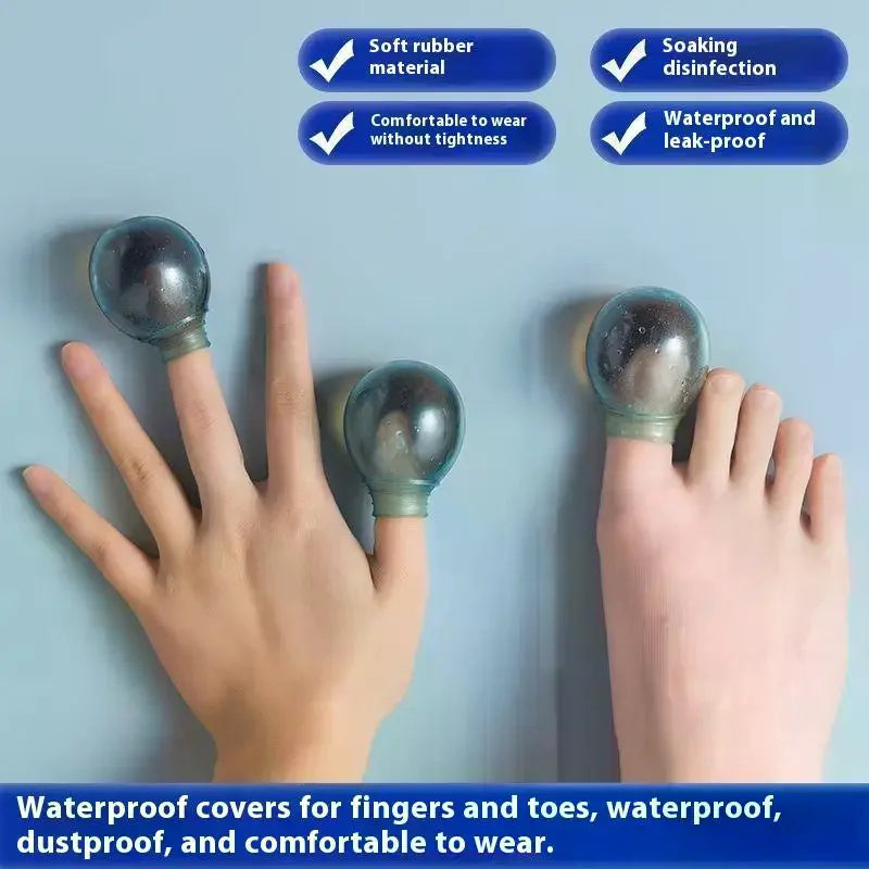 2-Pack Soft Silicone Toe Sleeves & Toe Protectors | S & L Silicone Toe Protector QXL