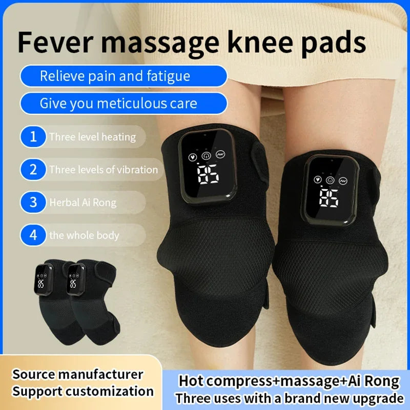 3-in-1 Electric Knee Massager | Infrared Heat & Vibration Electric Knee Massager QXL
