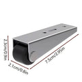 Sliding Door Rollers | Anti-Sag Track Wheels for Closet Wardrobe Sliding Door Roller QXL Silver