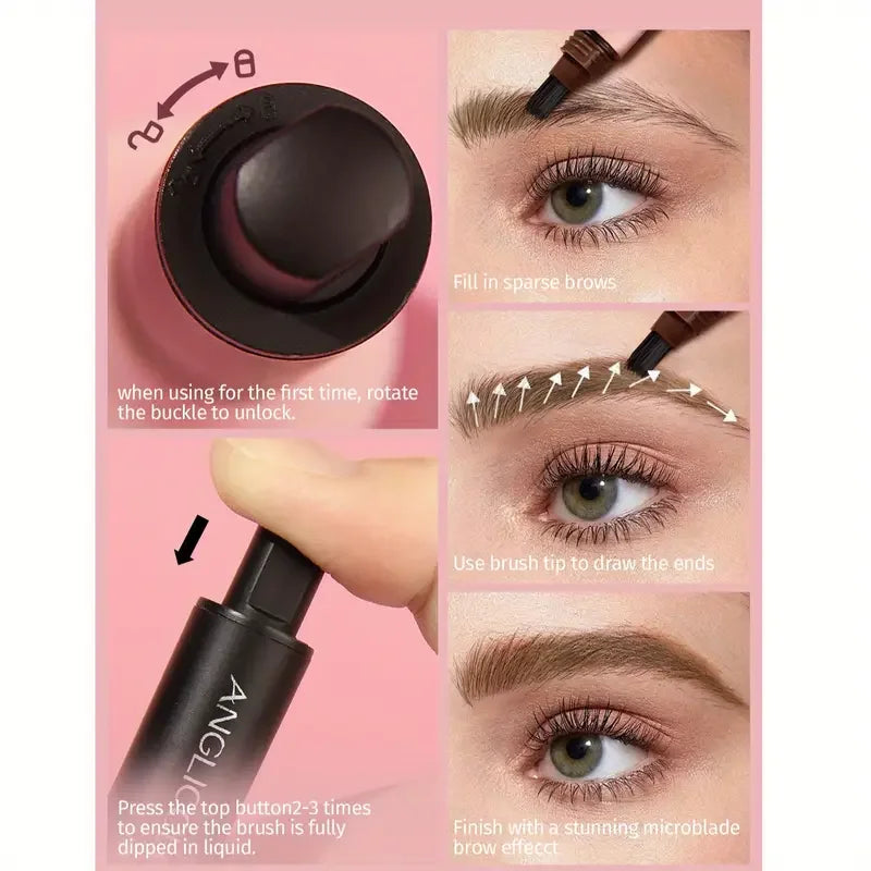 VERONNI 3D Waterproof Eyebrow Cream | Smudge-Proof Brow Dye Eyebrow Cream QXL