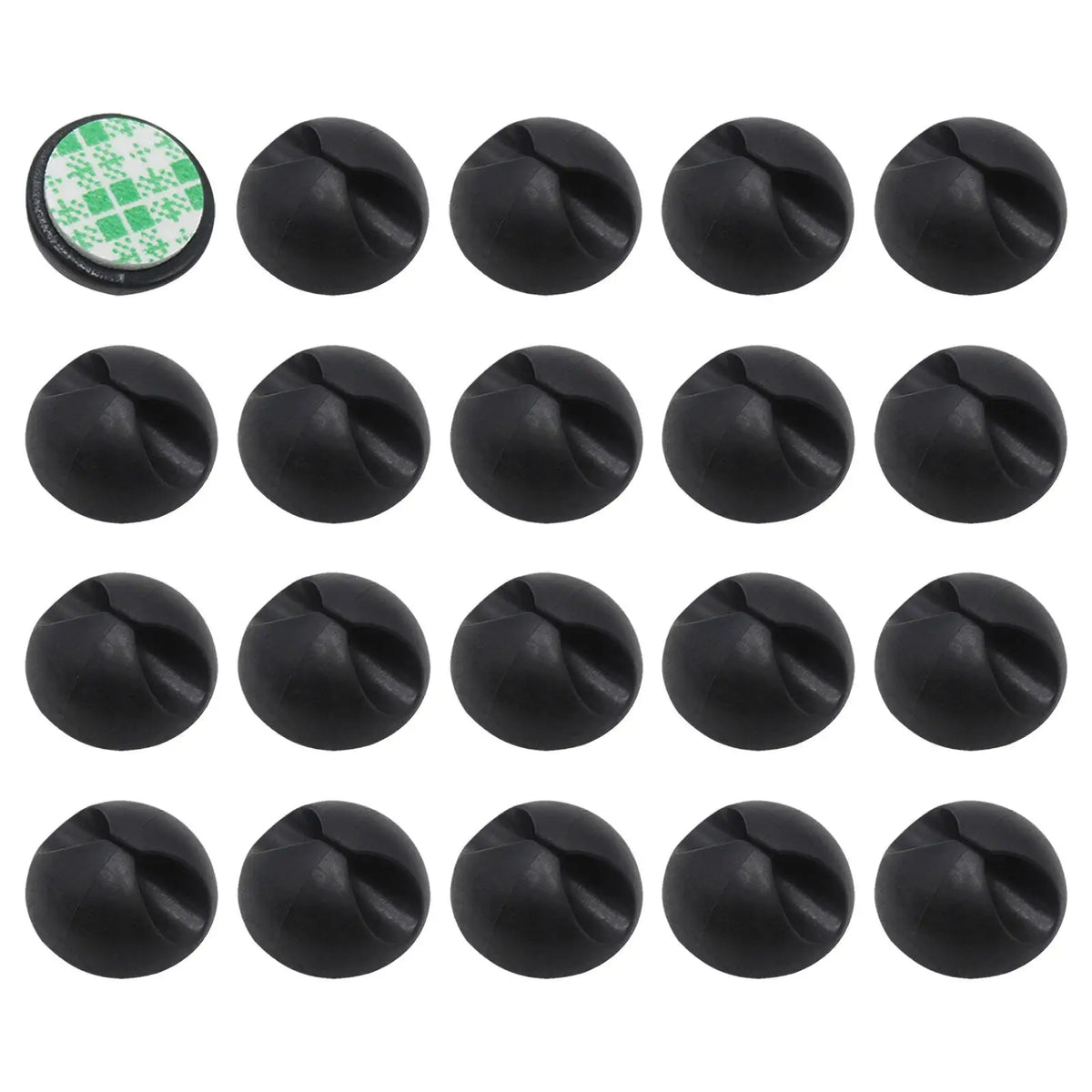 10/20-Pack Silicone Car Cable Clips | Wire Cord Management Car Cable Clips QXL