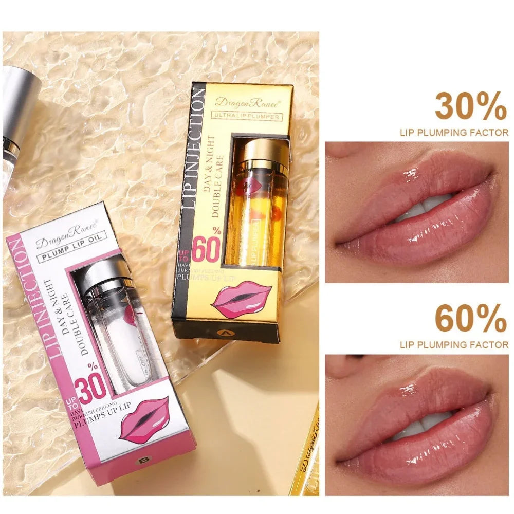 Dragon Ranee Lip Plumper Oil | Volumizing Roll-On Lip Gloss Lip Plumper Oil QXL