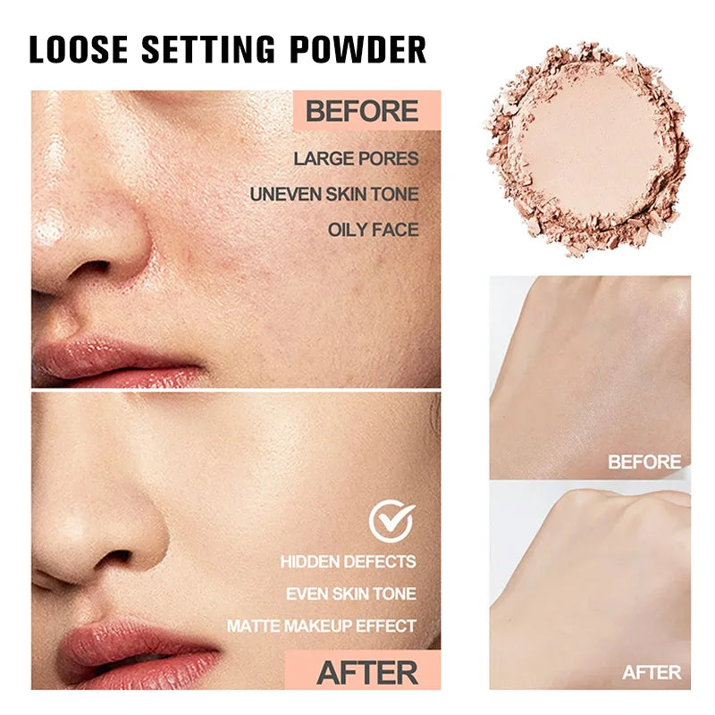VERONNI 3-Piece Beginner Makeup Kit | Foundation, Primer & Powder Face Makeup Set QXL