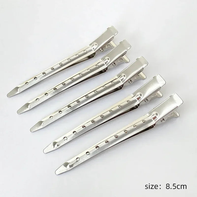 15-Pack Metal Duck Bill Hair Sectioning Clips | Salon Styling Hair Sectioning Clips QXL