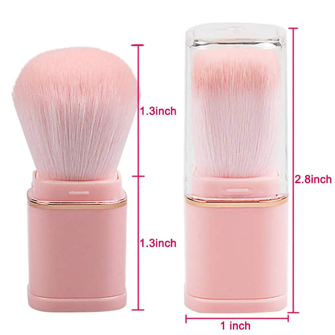 Retractable Makeup Brush | Foundation Contour Bronzer Retractable Makeup Brush QXL