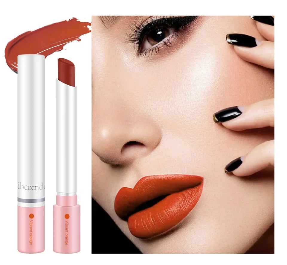 4-Piece Cigarette Lipstick Set | Matte Waterproof Nude Lip Tint Matte Lipstick Set QXL