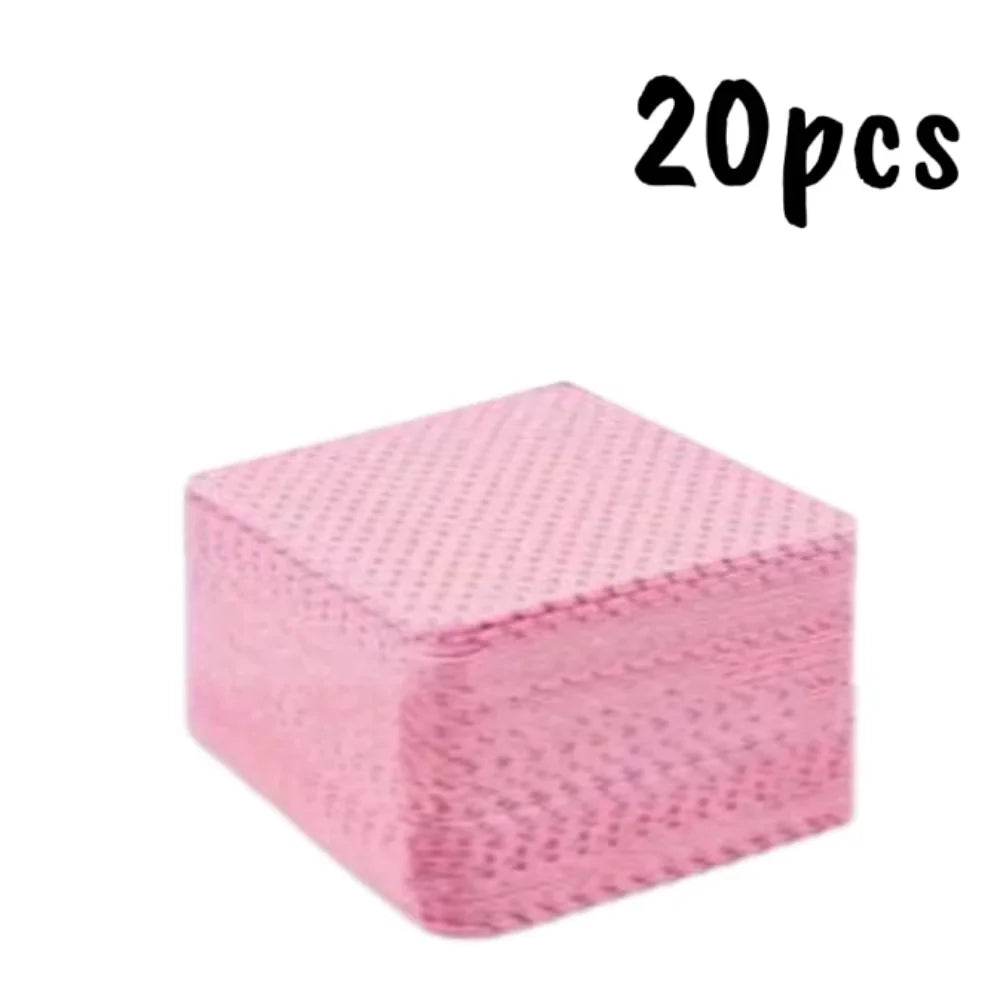 Lint-Free Gel Nail Polish Remover Pads 20–600 Pcs + Pump Bottle Nail Remover Wipes QXL 20pcs Wipes