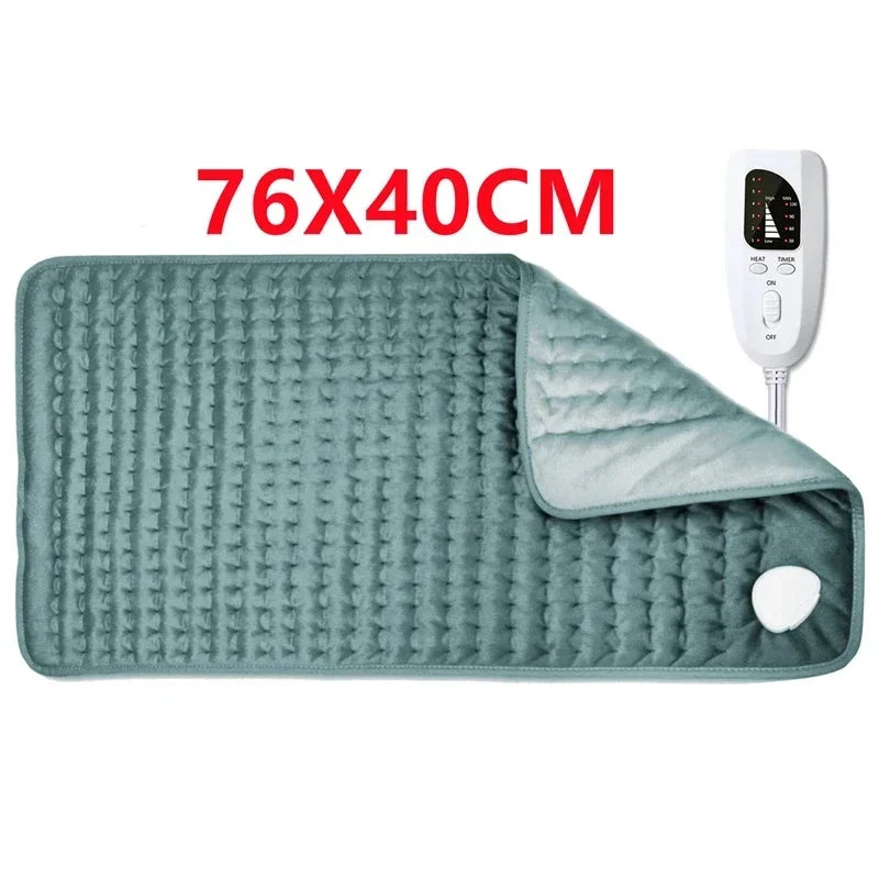 Electric Heated Blanket Pad | 6-Speed Temp & Timer | Dreamburgh Electric Heating Pad QXL