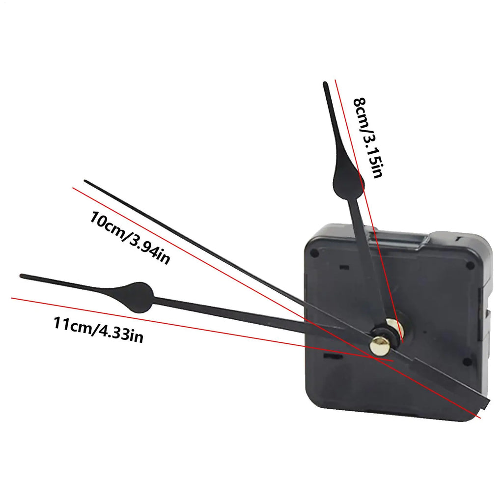 Silent Wall Clock Movement Replacement Kit – Hands & Motor Clock Movement Kit QXL
