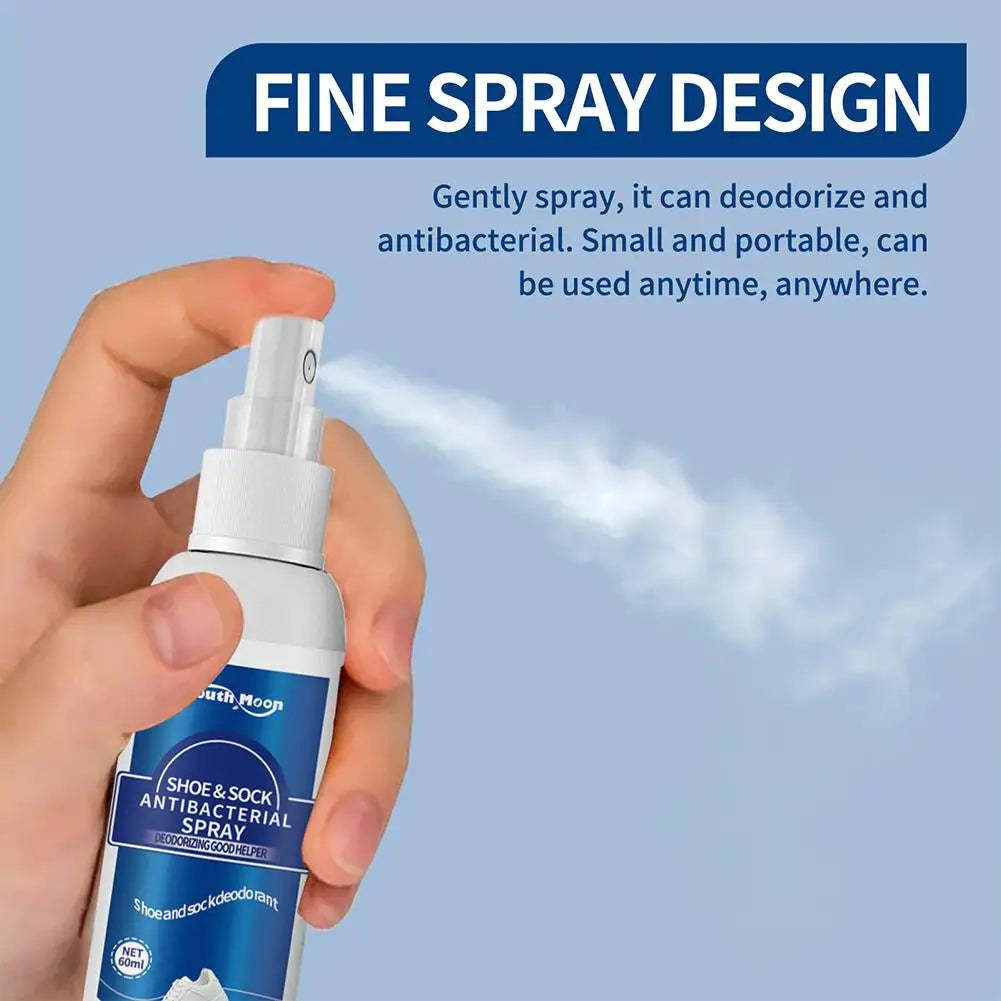 Shoe & Foot Deodorizer Spray | Natural Plant Extract 60ml Foot Deodorizer Spray QXL
