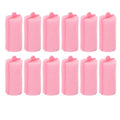 12-Pack Pink Foam Hair Rollers | No-Heat Curl Styling Set Foam Hair Rollers QXL A
