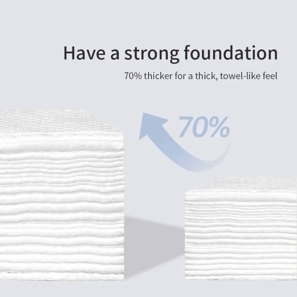30-Pack Disposable Face Towels | Non-Woven Cleansing Wipes Disposable Face Towels QXL