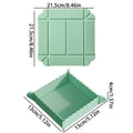 Foldable Silicone Trivet & Cutting Board | Magnetic Heat Mat Silicone Trivet Mat QXL Green 21.5x21.5x1cm