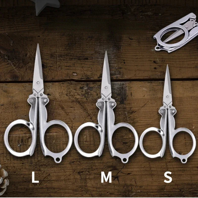 VVOCCI Mini Folding Pocket Scissors | Travel Craft Scissors Folding Pocket Scissors QXL