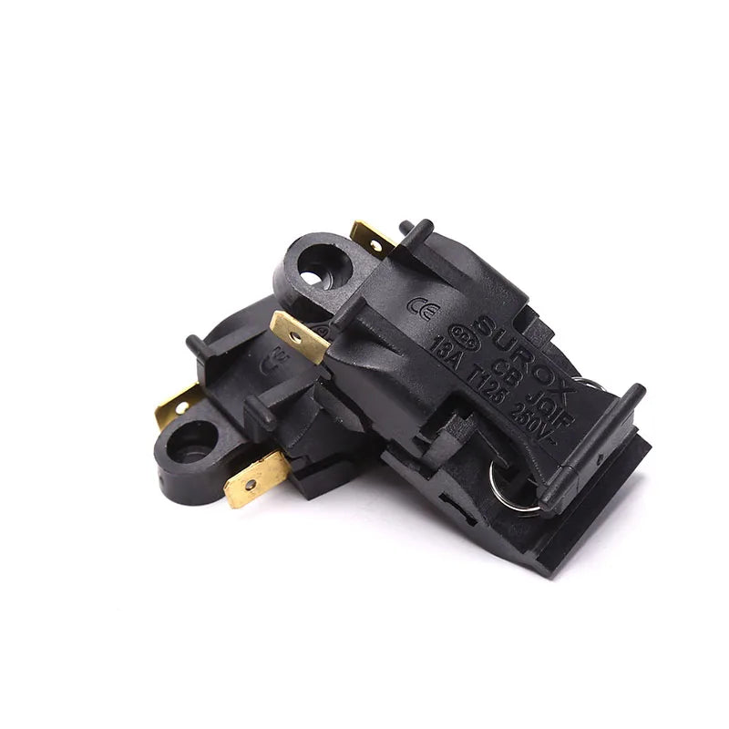 2-Pack Kettle Thermostat Switch 13A/16A 250V Push Button Kettle Replacement Switch QXL