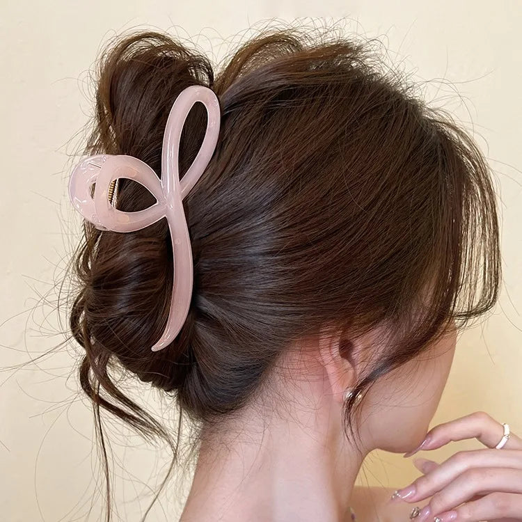 Premium Acetate Shark Clip – Non-Slip Bun Maker for Women Hair Clip QXL