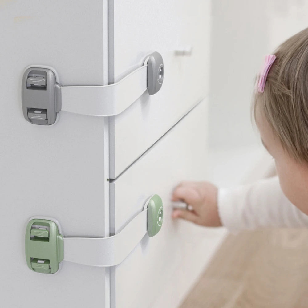 3-Pack Baby Safety Cabinet & Drawer Locks | Child Proofing Child Safety Lock QXL