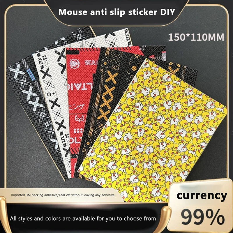 Anti-Slip Mouse Grip Tape | Universal Gaming Sticker 15×11cm Mouse Grip Tape QXL
