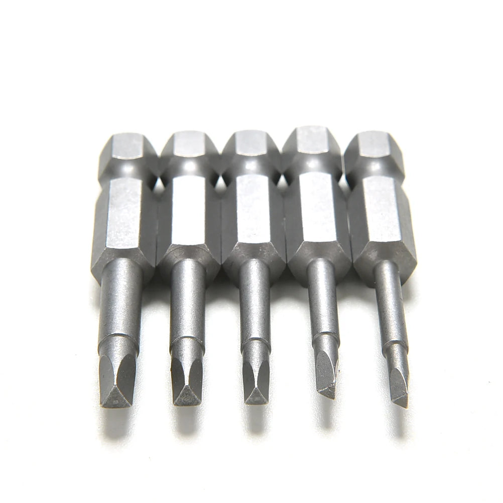 5-Pack Magnetic Triangle Screwdriver Bits S2 Steel 1/4" Hex 50mm Screwdriver Bit Set QXL