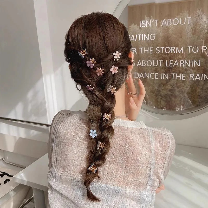 10-Pack Floral Claw Clips | Flower Hair Clips for Women Floral Claw Clips QXL